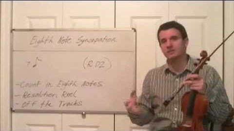 Learn How To Play Eighth Note Syncopation - Intro to Violin Rhythm and Technique