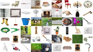 66 Common Things You Might Find in the Living Room and in the Garden