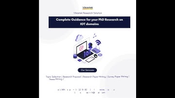 Complete guidance for your PhD Research in IoT Domains
