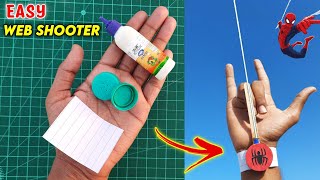 How to make SPIDER-MAN webshooter with bottle cap | Simple and easy spiderman web shoot | Marvel fan screenshot 5