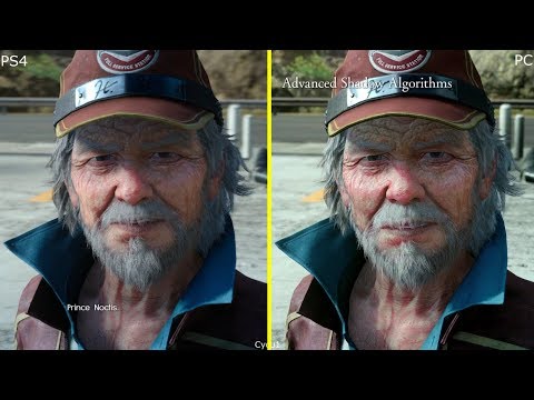 Final Fantasy XV PS4 Pro vs PC 4K Graphics Comparison