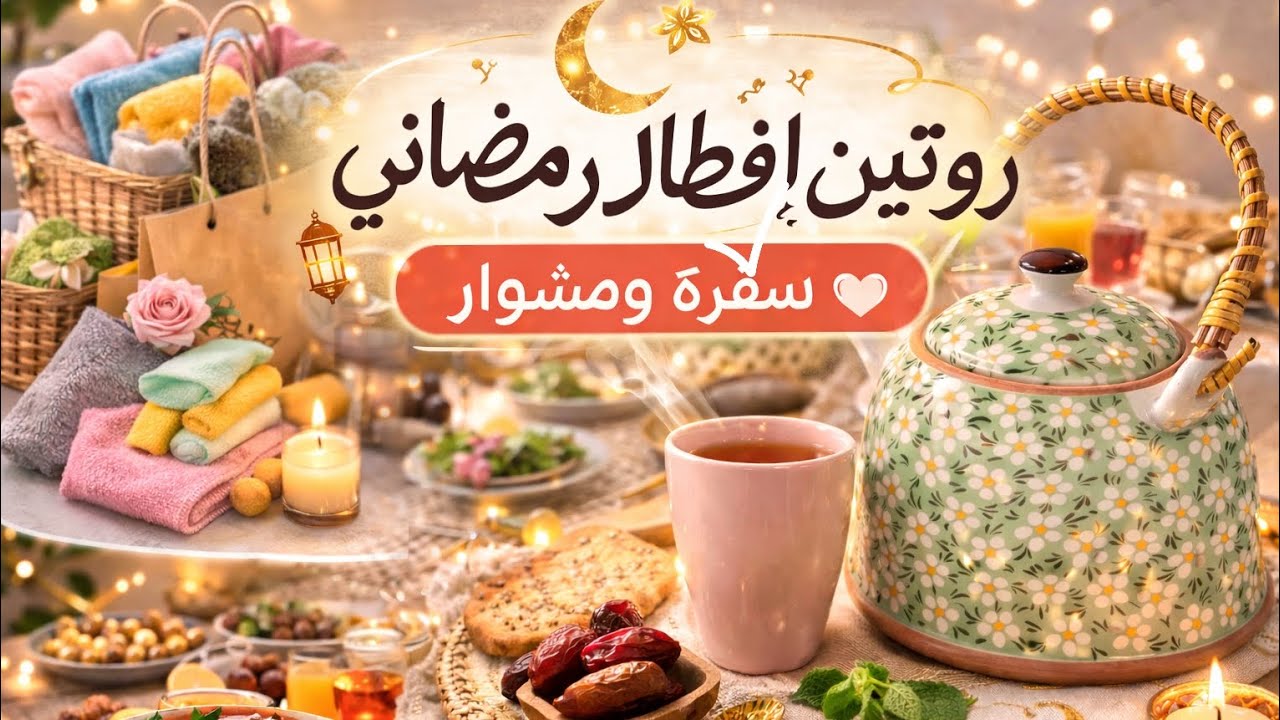 🌙 يوم رمضاني كامل | مشترياتي – شاي ترند – كمونية – مائدة افطار تونسية 🇹🇳