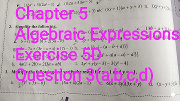 Class7MathsNCERT/Chapter5 Algebraic Expressions/Exercise 5D question3(a,b,c,d)collins R-SQUARE 2022.