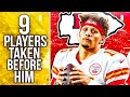 WHY WERE 9 NFL PLAYERS DRAFTED BEFORE PATRICK MAHOMES? WHERE ARE THEY NOW?