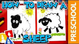 How To Draw A Sheep  Preschool