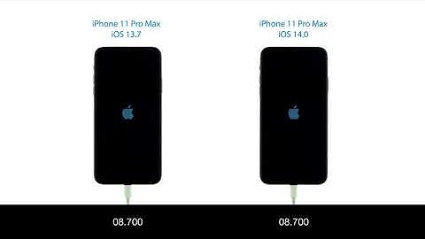 Boot Speed Test: iOS 14.0 vs iOS 13.7