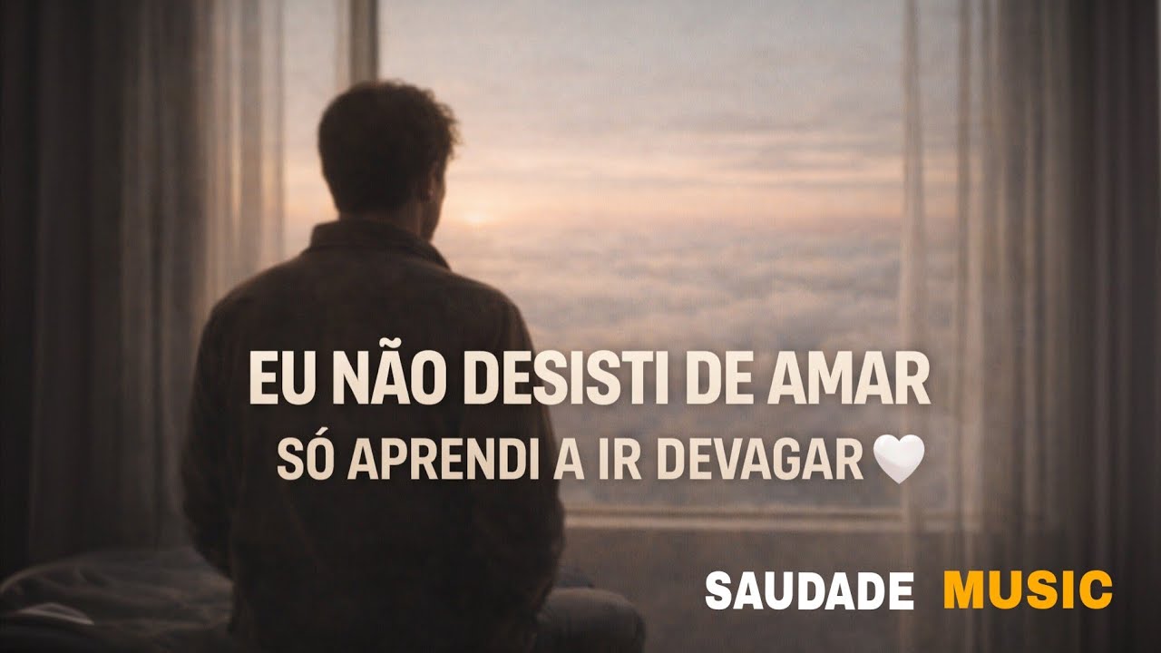 EU NÃO DESISTI DE AMAR | SÓ APRENDI A IR DEVAGAR 🤍✨ UMA MÚSICA SOBRE CURA E ESPERANÇA