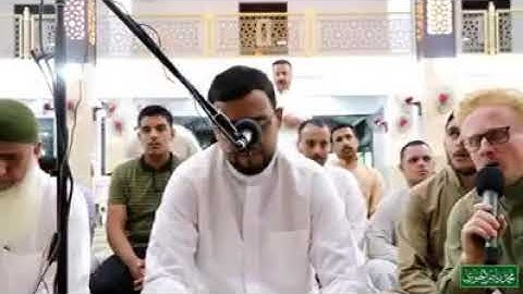 توديع شهر رمضان للقارئ محمد رياض الجبوري في جامع المدلل في مدينة الفلوجة..