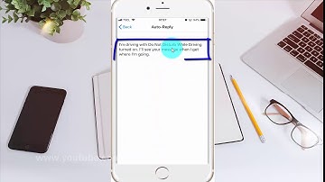 How to Edit Do not disturb Auto Reply text on iPhone 6