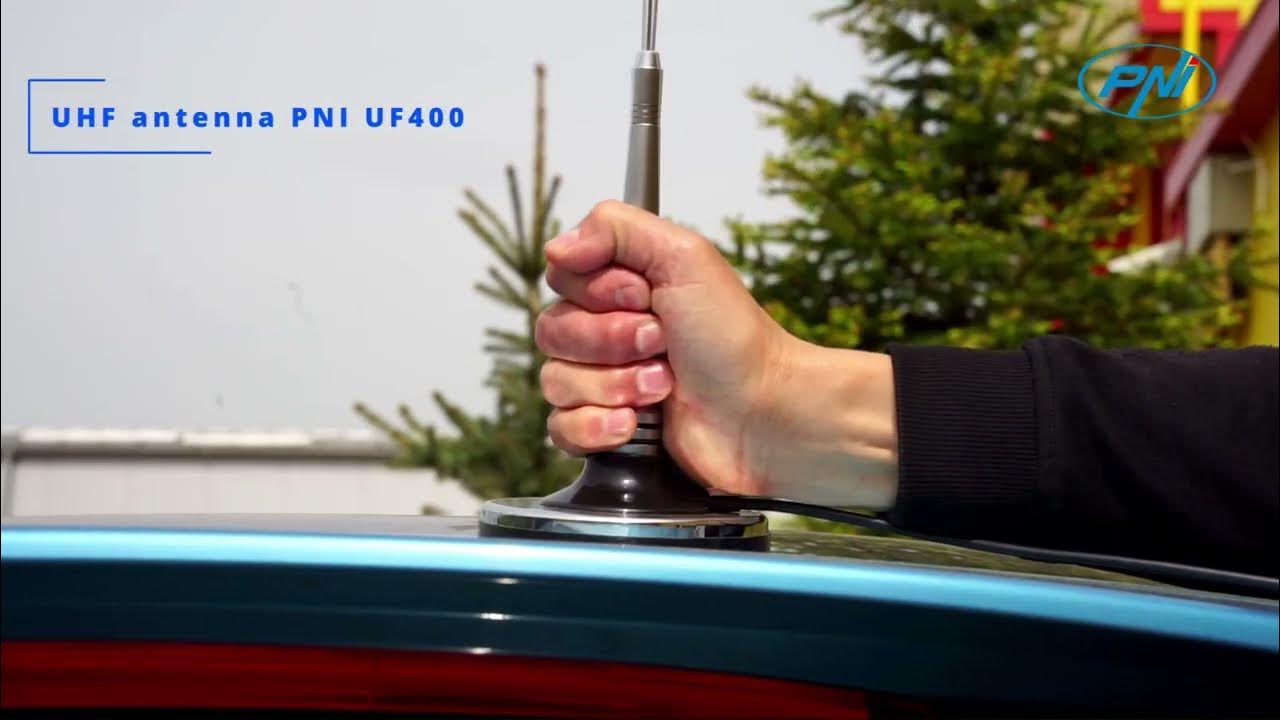 UHF antenna PNI UF400 with magnetic base 120 mm UK - YouTube