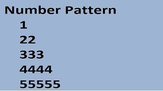 Famous Number Pattern in Java- 2 Profile