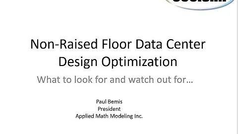 Data Center CFD Modeling Instructional Videos