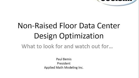 Data Center CFD Modeling Instructional Videos