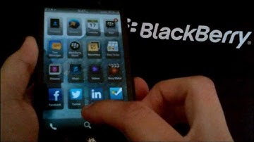 Overview of BlackBerry 10 Gesture Navigation vs 9900 Trackpad