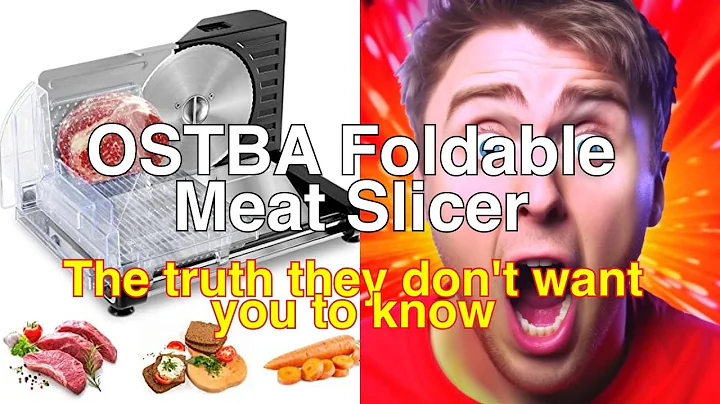 OSTBA Foldable Meat Slicer Review: A Compact and Efficient Deli Food Slicer