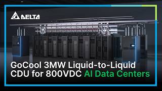 GoCool 3MW Liquid-to-Liquid CDU for 800VDC AI Data Centers