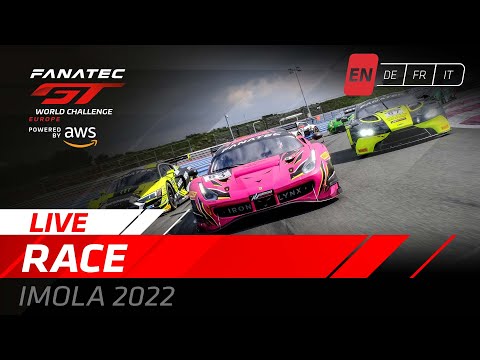 LIVE | Full Race | Imola | Fanatec GT World Challenge Europe Powered by AWS. 2022 - (English)