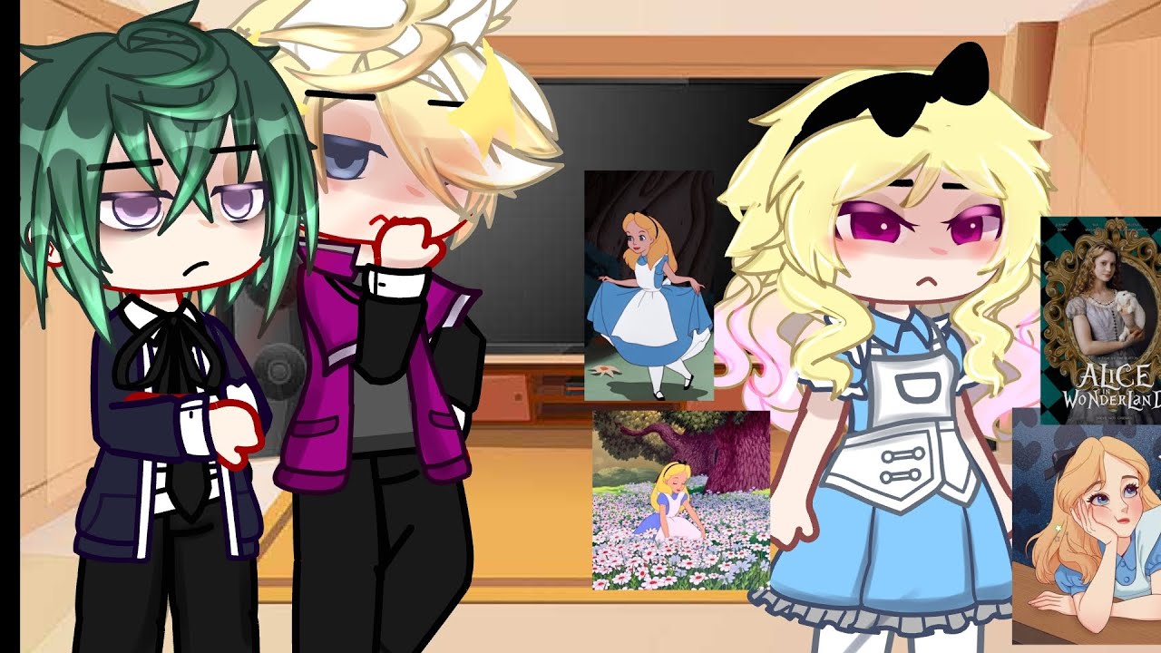 Diabolik Lovers react to Yui as Alice dos país das maravilhas 💕|🇧🇷|Alasto as Chapeleiro|