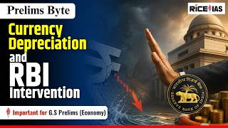 Currency Depreciation &amp; RBI Intervention Explained | Rupee vs Dollar | UPSC Economy 2026