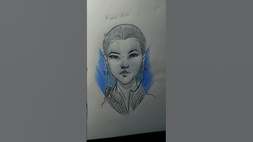 Portrait sketch practice using Loomis method.#art #drawing #drawing #gallery #learn #artist #gallery