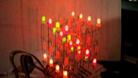 4x4x4 dual color LED Cube, with editor.