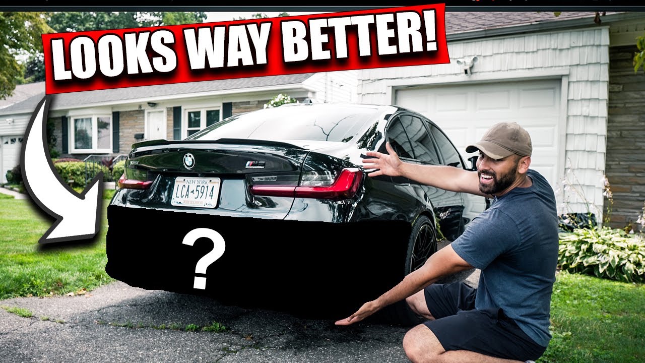 G80 Rear End Mod I GAVE MY G80 A CRAZY LOOKING NEW REAR END! - YouTube
