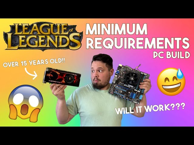 League of Legends system requirements