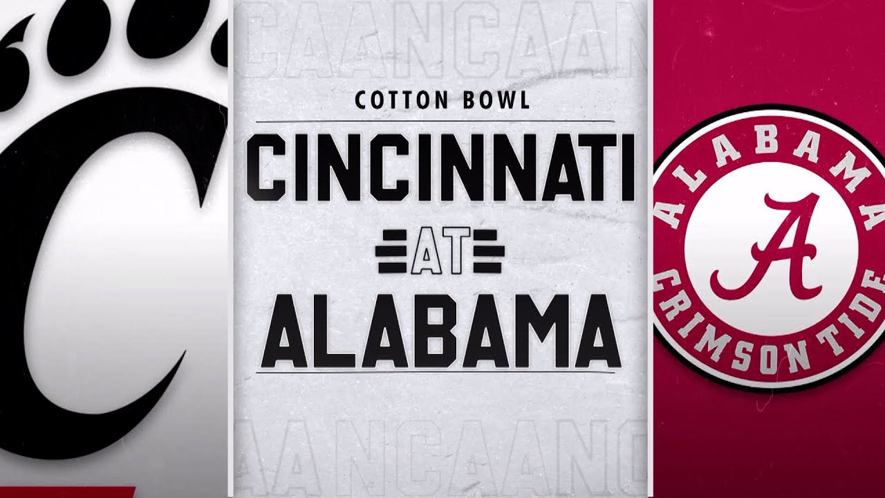Cotton Bowl PreviewCincinnati vs Alabama YouTube