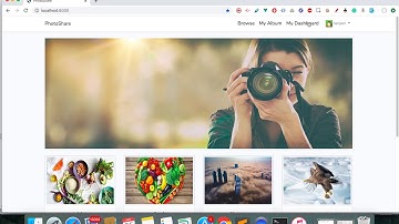 Laravel Photo share application with vuejs