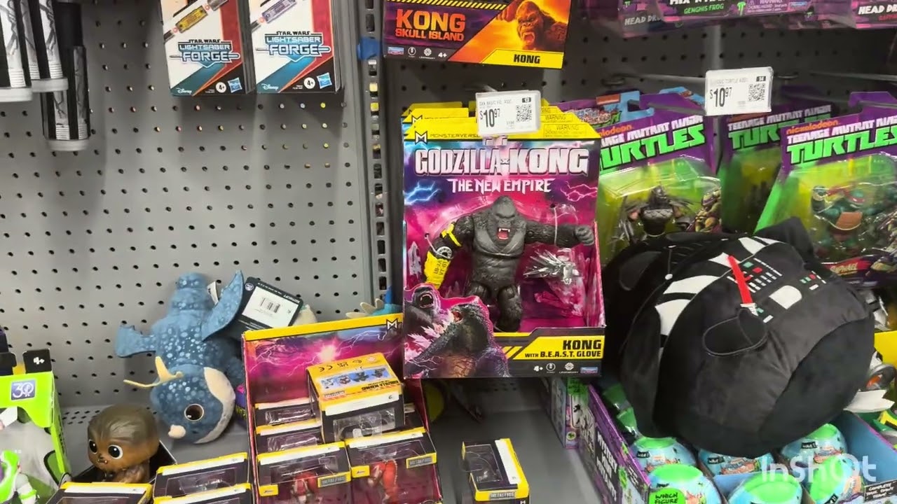 Christmas Toy Hunt! - Day 9, all Godzilla & Cars Merch!! Godzilla & Disney Cars 10 Day Of Christmas!