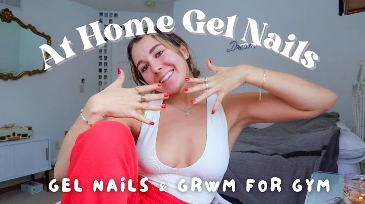 Vlogmas Day 18: GRWM For The Gym & At Home Gel Nai...