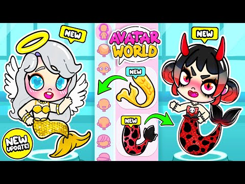 Angel mermaid 😇 vs. devil mermaid 😈! New Avatar World update ✅
