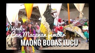 Can macanan maong bodas atraksi lucu bikin ngakak