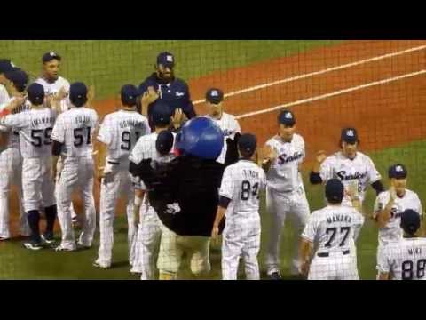 16/8/24 勝利のハイタッチ！