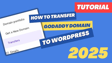 How To Transfer Godaddy Domain to Wordpress (WORKING) 2025