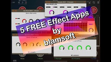 Five 100% FREE FX Apps - Chorus, Reverb, Resampler, Overdrive & Filter - Demo for the iPad