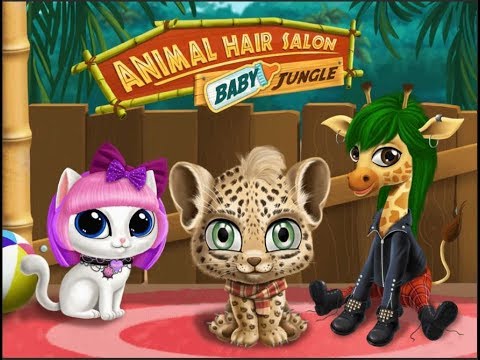 Baby Jungle Animal Hair Salon - Jungle Animal New Style - Funny Baby