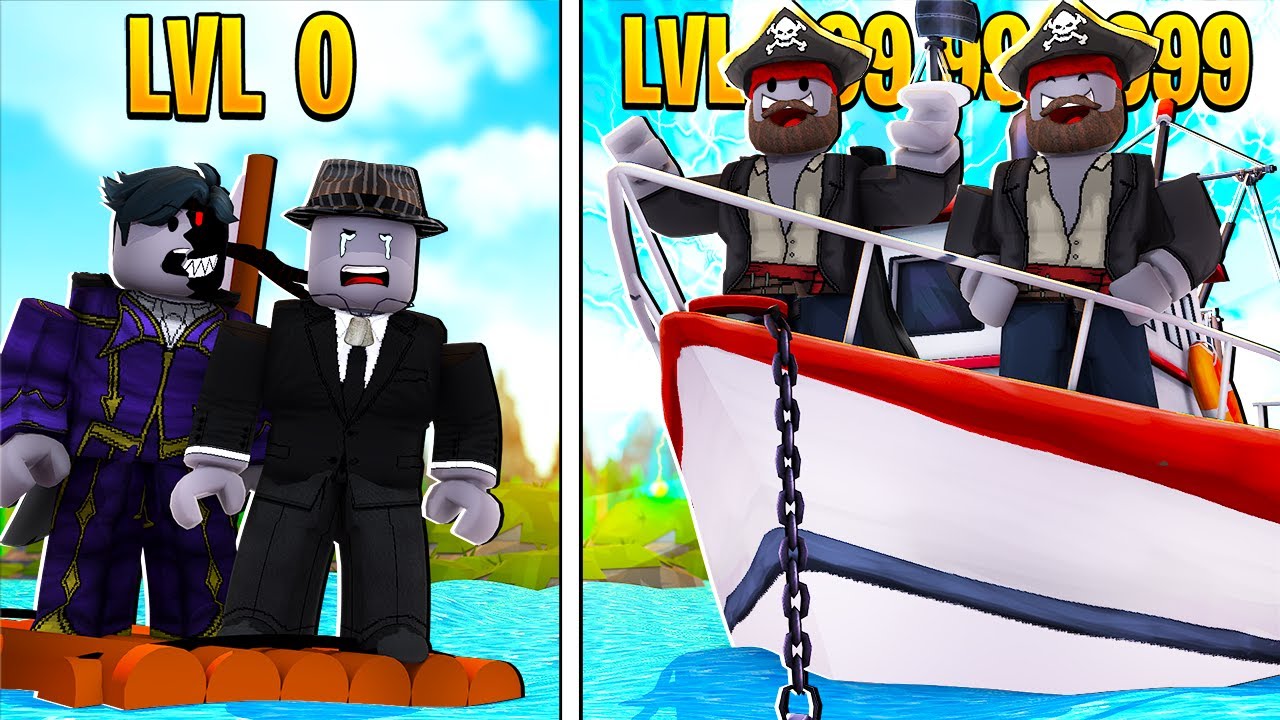 TWO NOOBS survive BUILD A BOAT in Roblox!