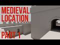 MEDIEVAL LOCATION | part 1 | #medievalcastle #3dmodeling