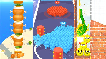 Sandwich Runner Vs Count Master Vs Draw To Smash| All Levels