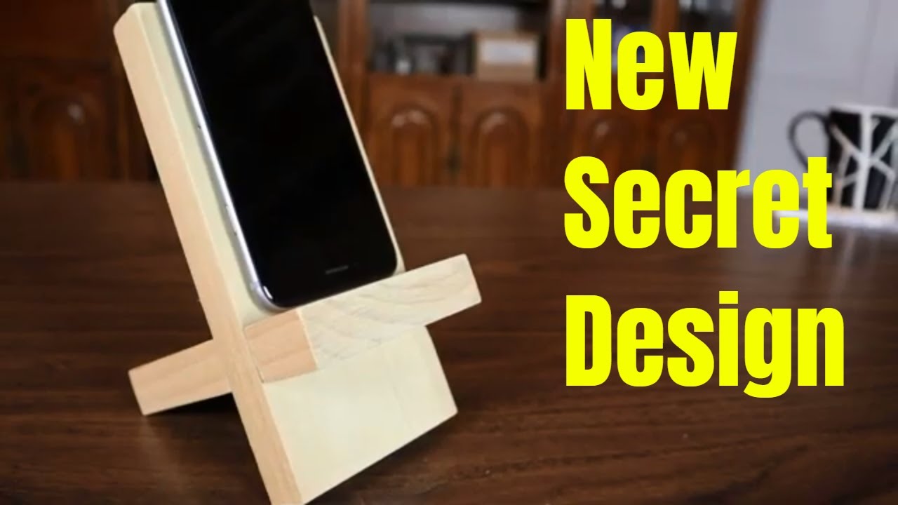 DIY Wooden Phone Stand (Easy, Functional & Cheap)