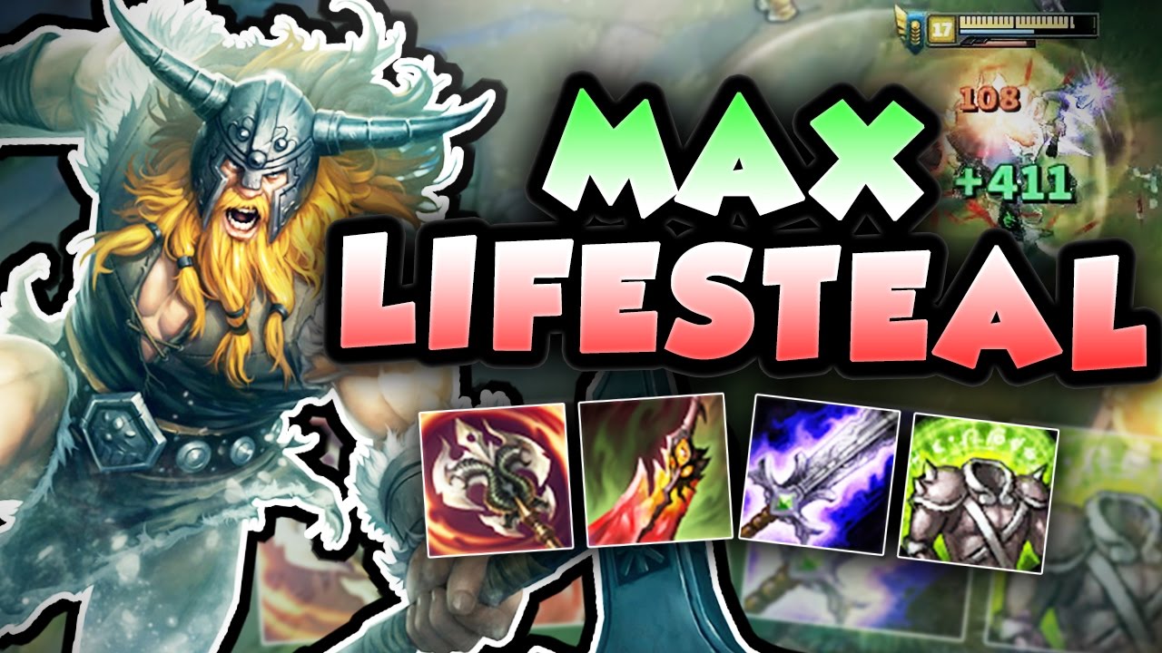 This New Olaf Lifesteal Build Makes Him Unkillable Max Lifesteal Olaf Season 7 League Of Legends Youtube