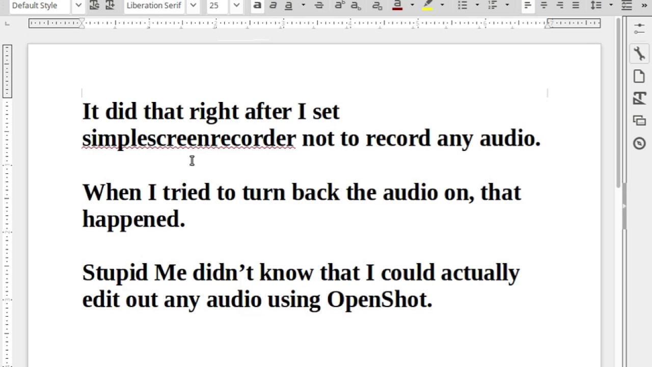 a.d. full form I Broke My SimpleScreenRecorder