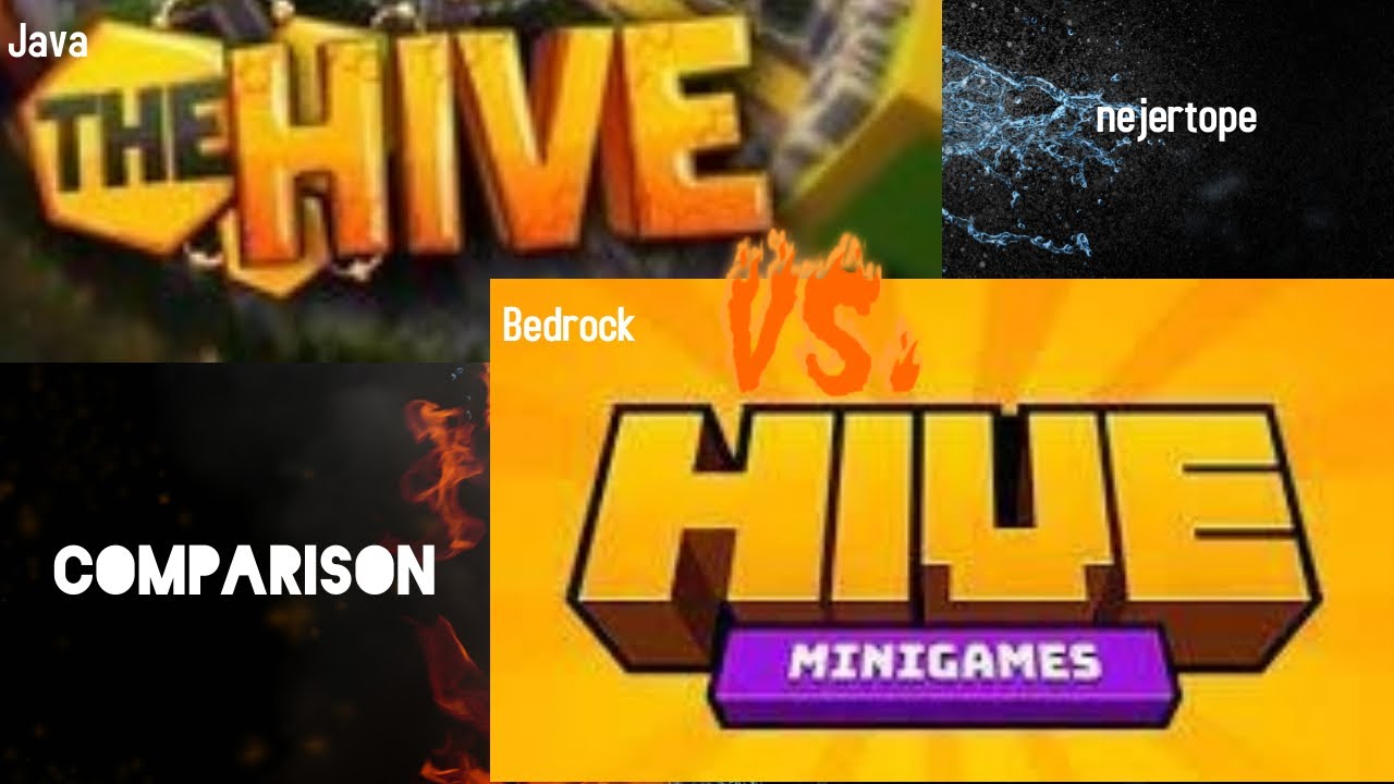 HiveMC Hide and Seek Java vs Bedrock/PE Comparison - YouTube