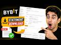 Bybit Profit & Loss Statement Download | Beginner Tutorial Hindi
