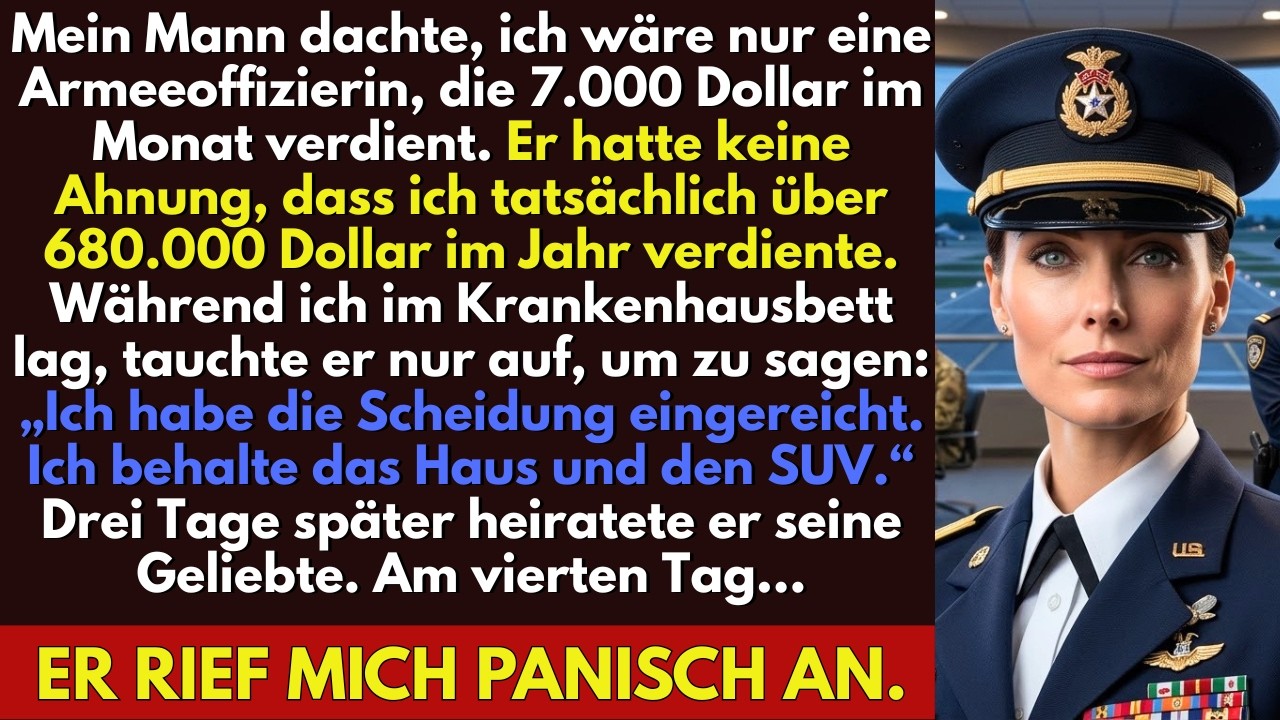 βDavon wirst du dich finanziell nie erholen.β Mark knallte die Scheidungspapiere auf das Tablett neben meinem Krankenhausbett β ich lag noch benommen von der Notoperation, SchlΓ€uche im Arm. Er...