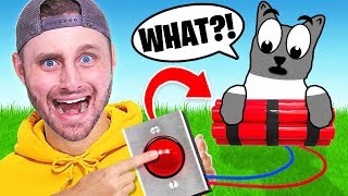 I got BLINDED by a CAT BUTT?! (Exploding Kittens Game)