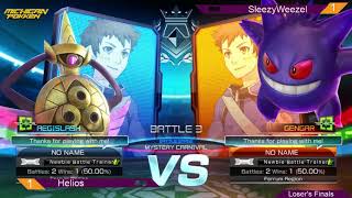 Helios (Aegislash) vs SleezyWeezel (Gengar) Loser's Finals - Pokken at HSL - 6-22-18 Helios (Aegislash) vs SleezyWeezel (Gengar) Loser's Finals - Pokken at HSL - 6-22-18