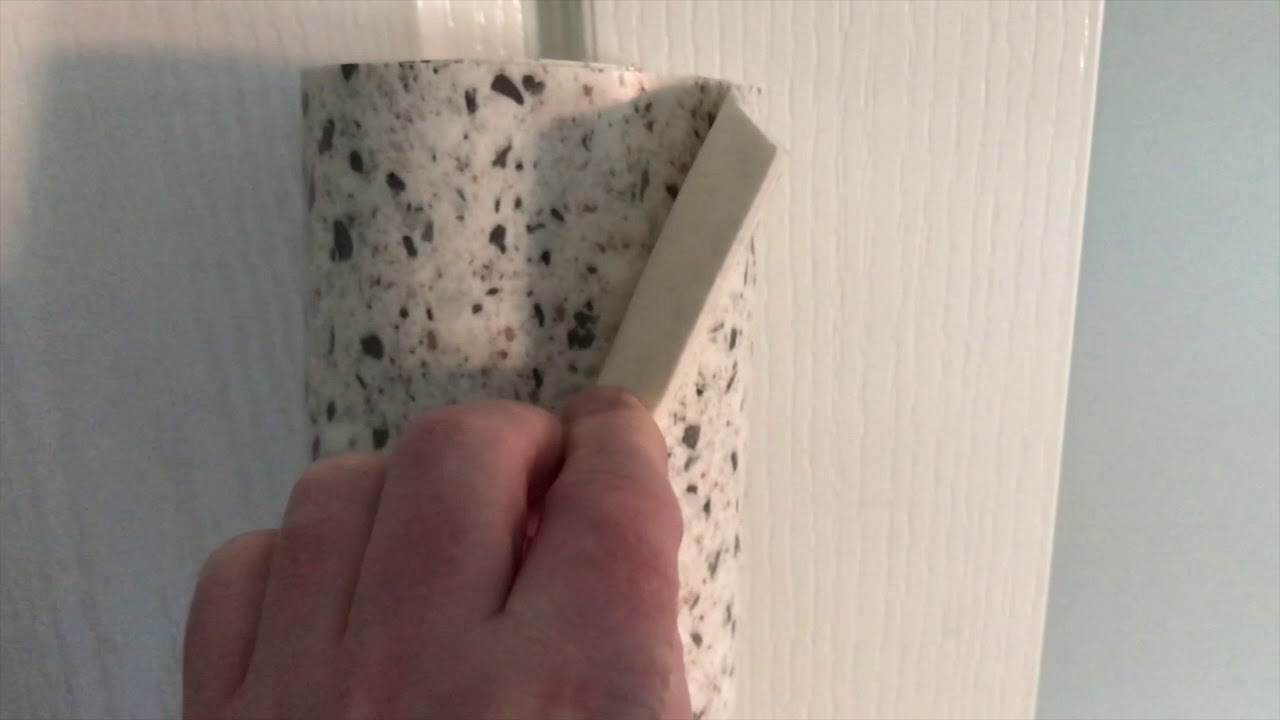 How To Lay Vinyl Lino Floor Covering Using Carpet Template YouTube