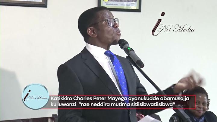 Nze Ssitiisibwatiisibwa   Katikkiro Mayiga